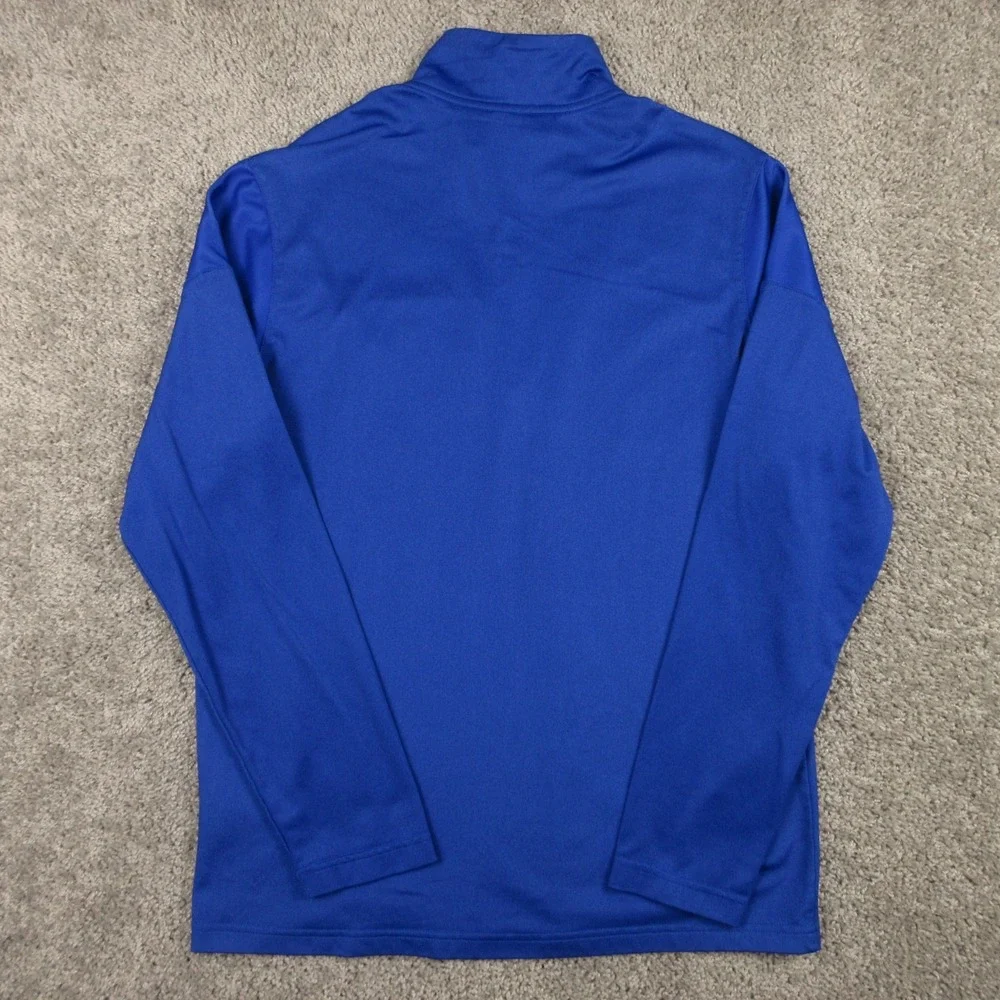 Kentucky Wildcats Sweater Men Large Blue 1/4 Zip Pullover Nike Drifit Basketball
